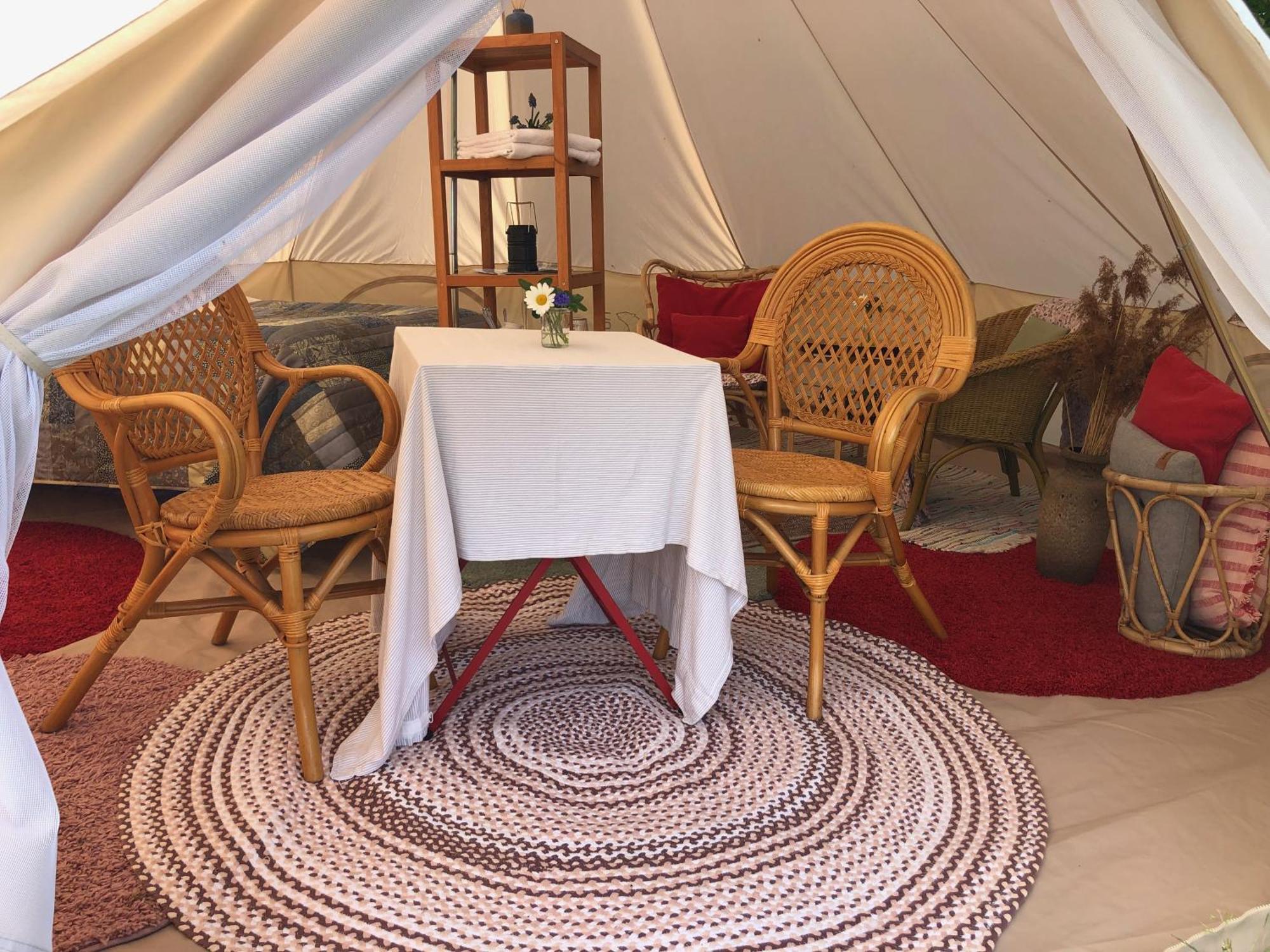Hotel Helles Have Glamping Stege Exterior foto
