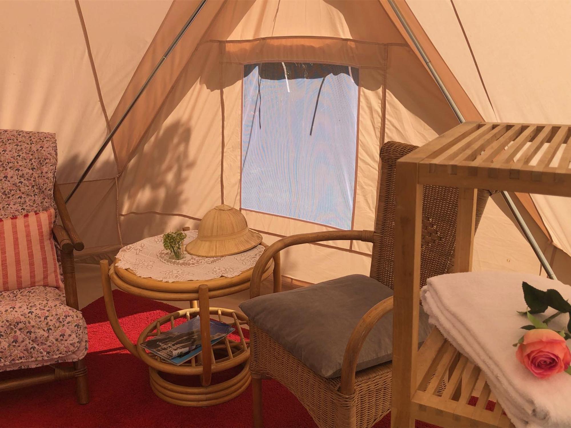 Hotel Helles Have Glamping Stege Exterior foto