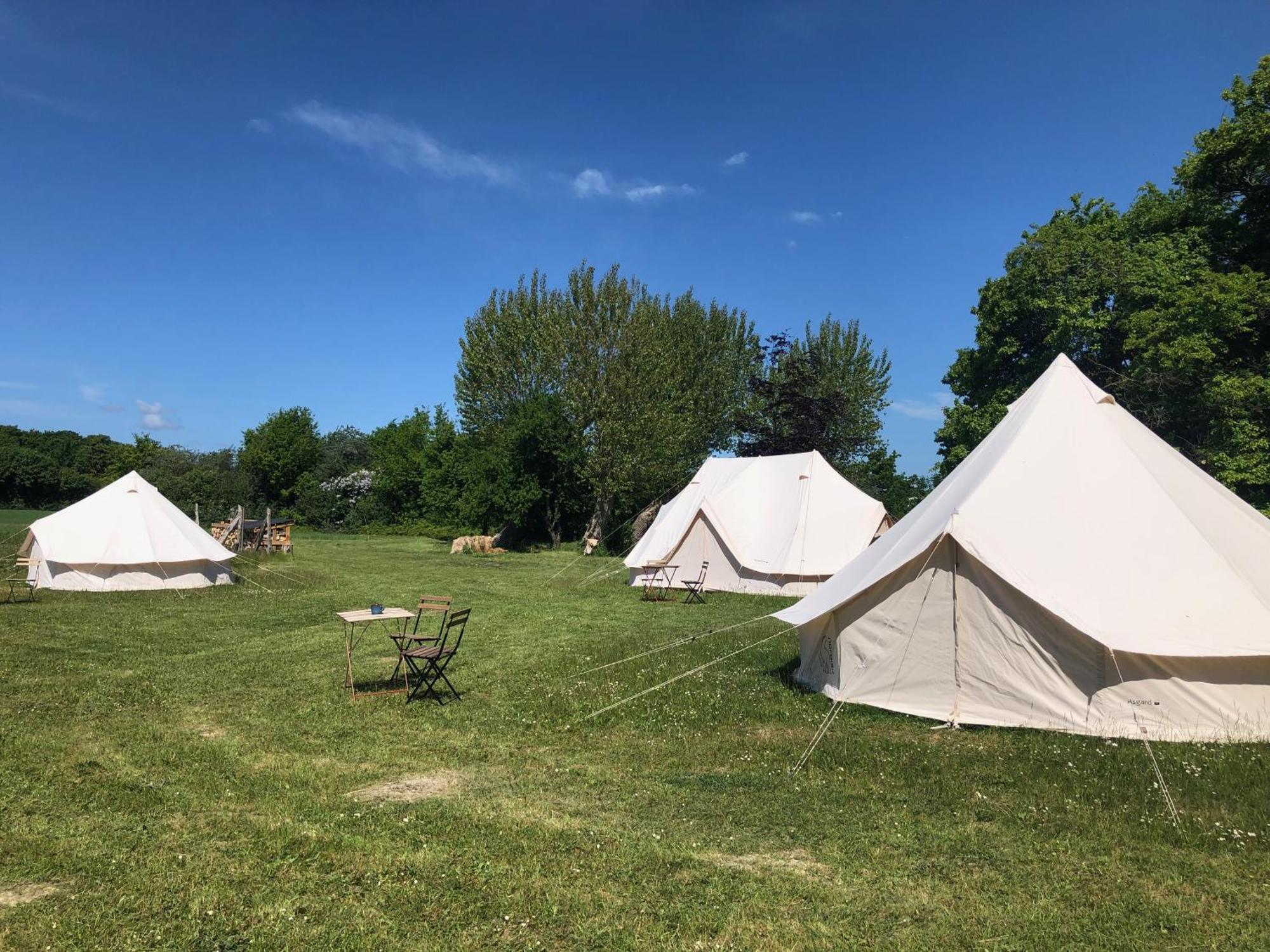 Hotel Helles Have Glamping Stege Exterior foto